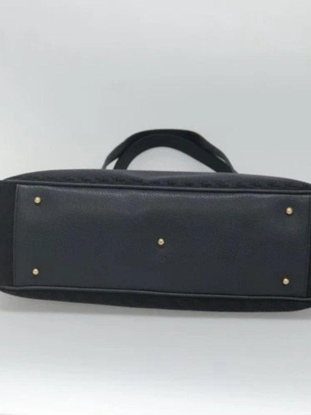 GUCCI Tote Bag Canvas Navy Gold 001 865 1525 - Picture 5 of 15